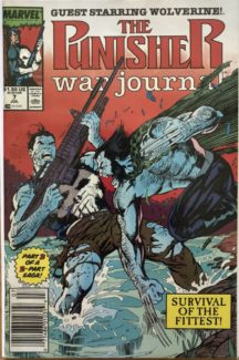 Punisher war journal marvel wolverine